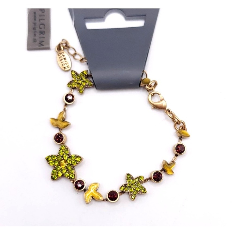 Pilgrim‎ Swarovski Charm Bracelet Gold